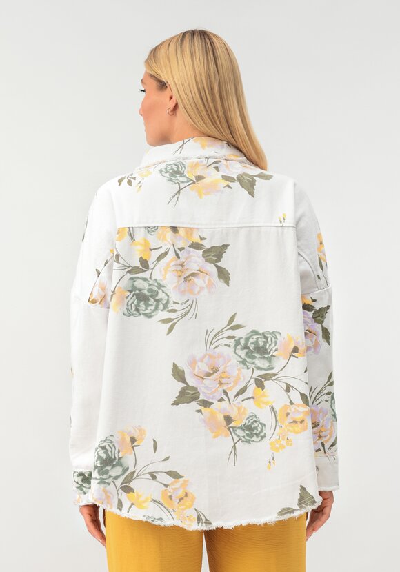 Куртка джинсовая Белла шир.  580, рис. 3