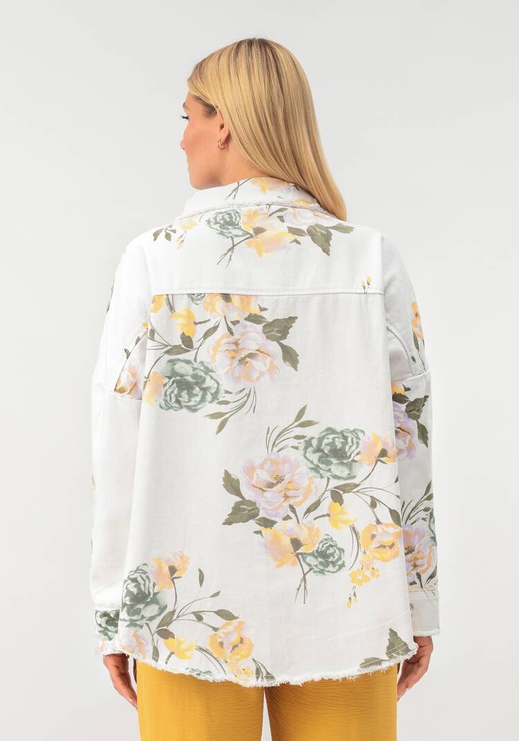 Куртка джинсовая Белла шир.  750, рис. 3