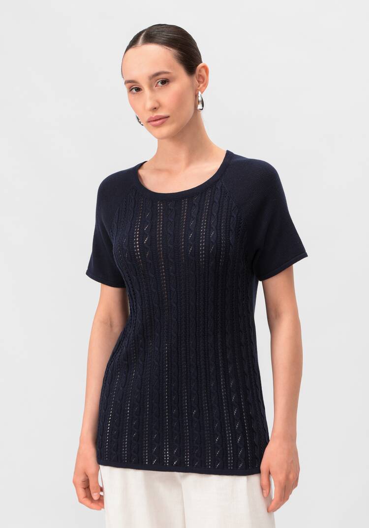 Джемпер с круглым горлом шир.  750, рис. 9