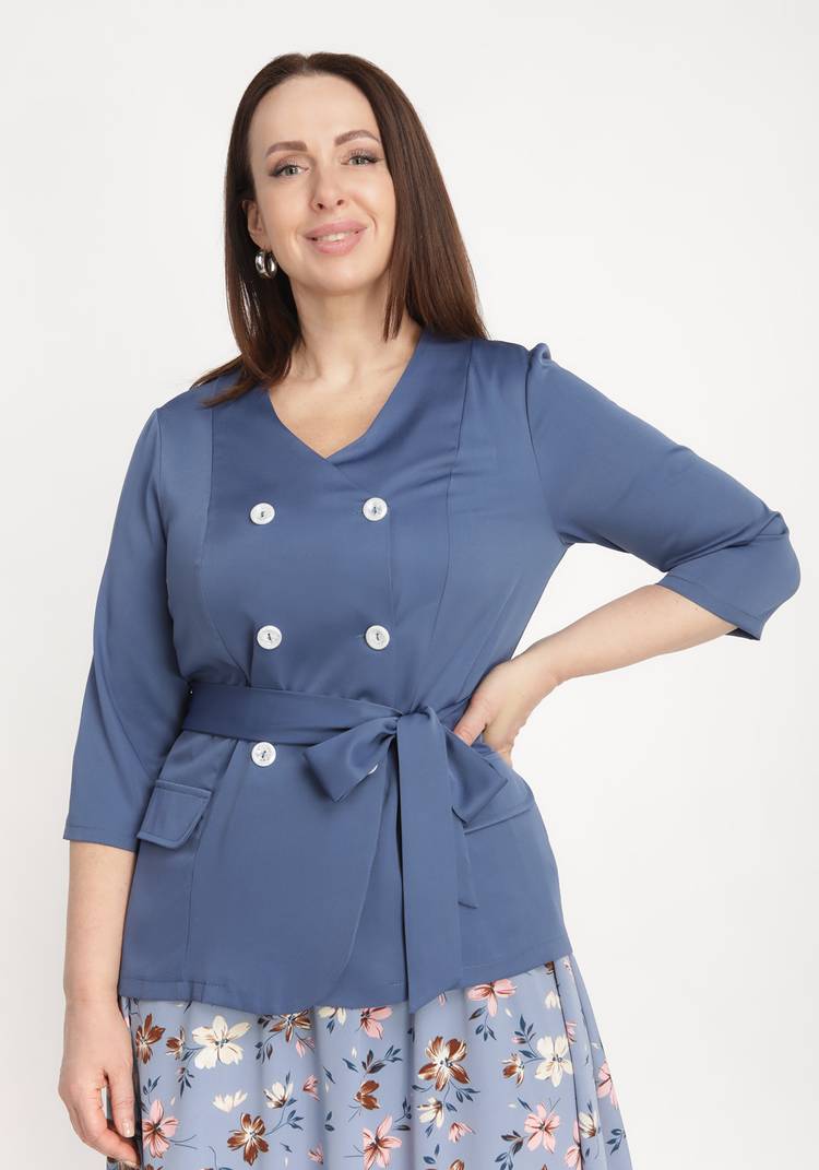 Костюм двойка: жакет и юбка шир.  750, рис. 3