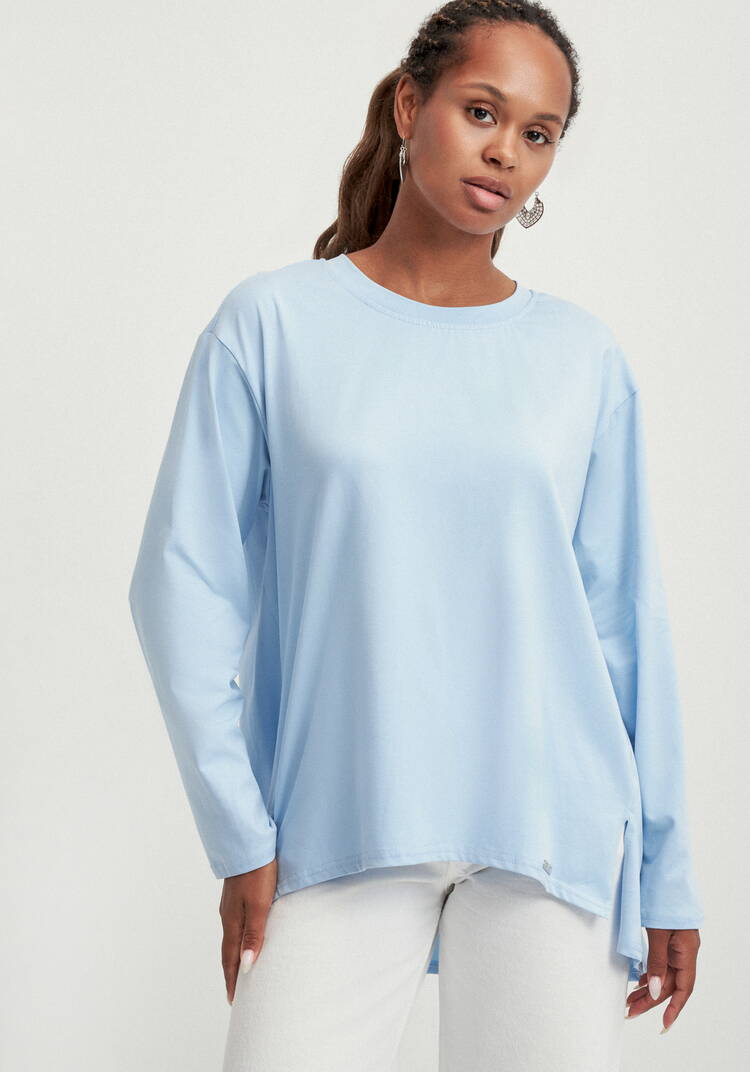 Туника свободного силуэта с разрезами шир.  750, рис. 11