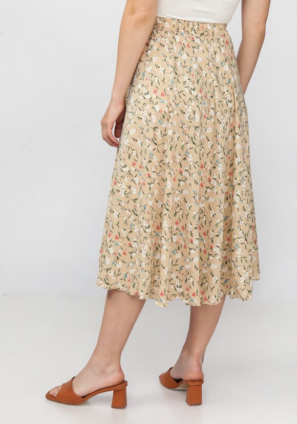 Комплект: блузат+юбка c цветочным принтом шир.  580, рис. 33