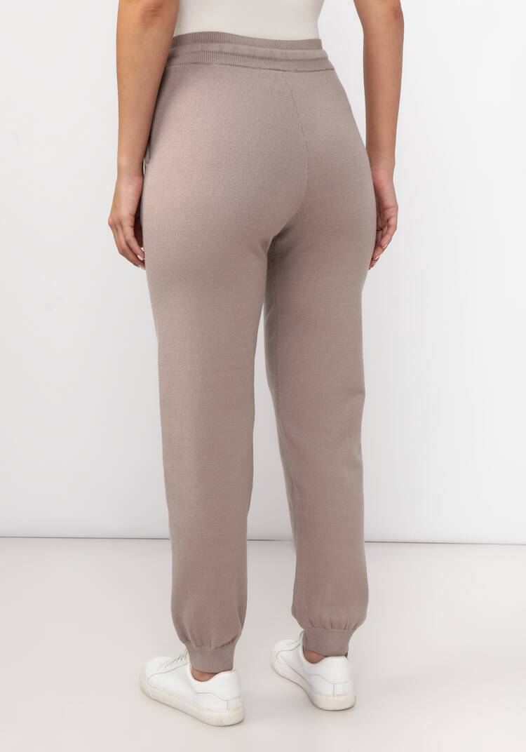 Брюки вязаные с высокой посадкой шир.  750, рис. 10