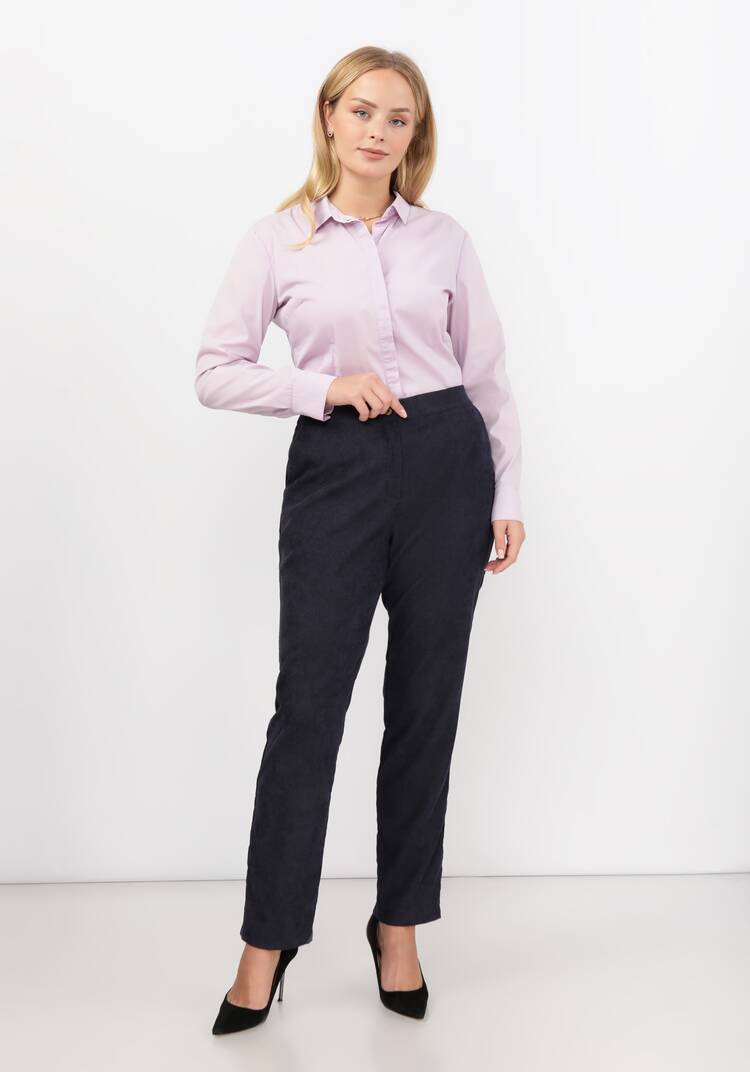 Брюки из вельвета на резинке шир.  750, рис. 7