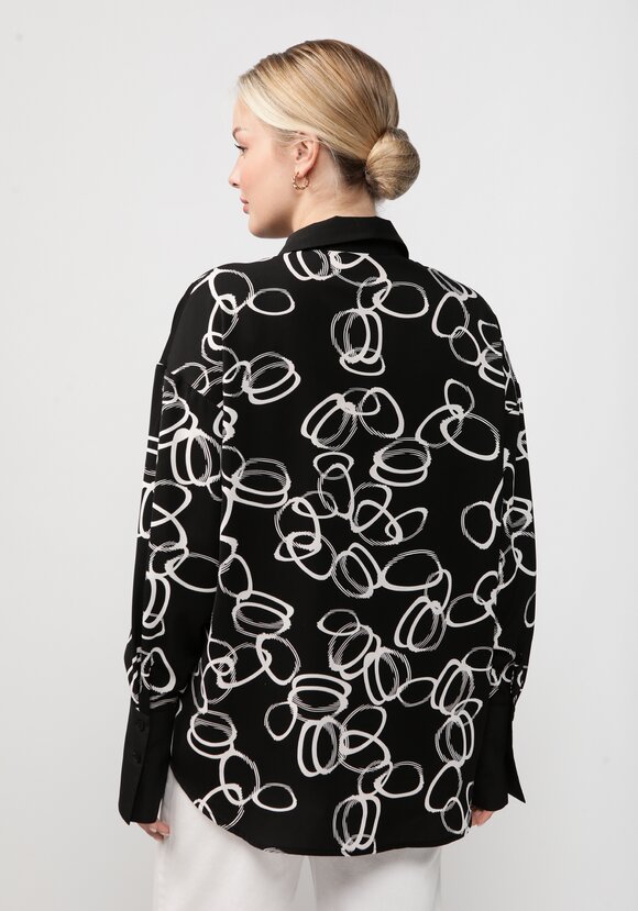 Блуза комбинированная со спущенным рукавом шир.  580, рис. 10