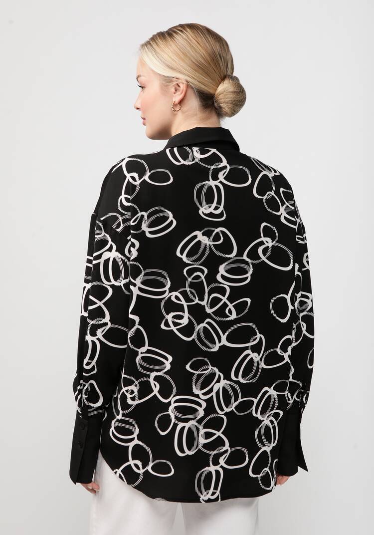 Блуза комбинированная со спущенным рукавом шир.  750, рис. 10