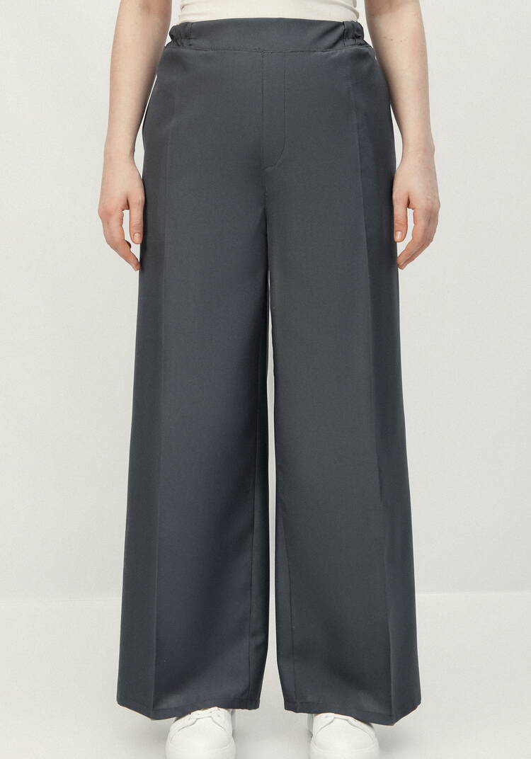 Брюки на эластичной ленте свободного кроя шир.  750, рис. 9