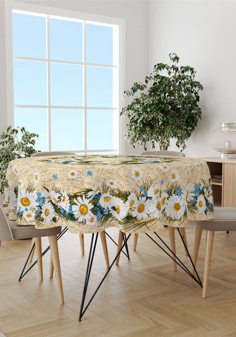 Скатерть гобеленовая Ромашковое лето шир.  750, рис. 6