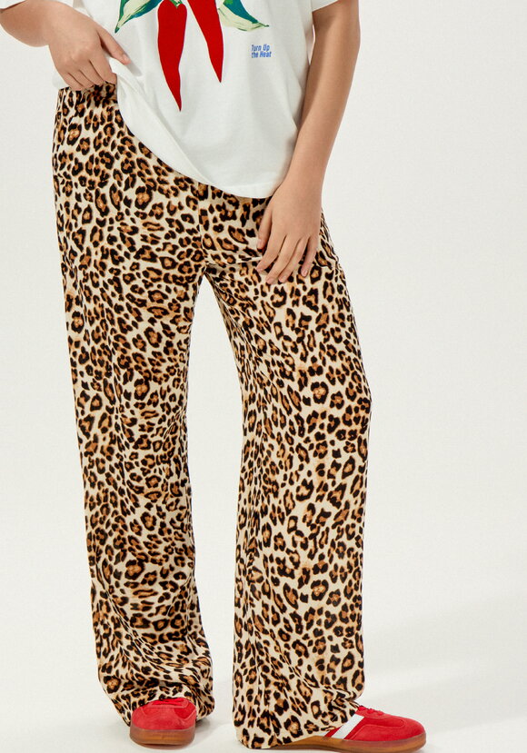 Брюки с анималистичным принтом шир.  580, рис. 2
