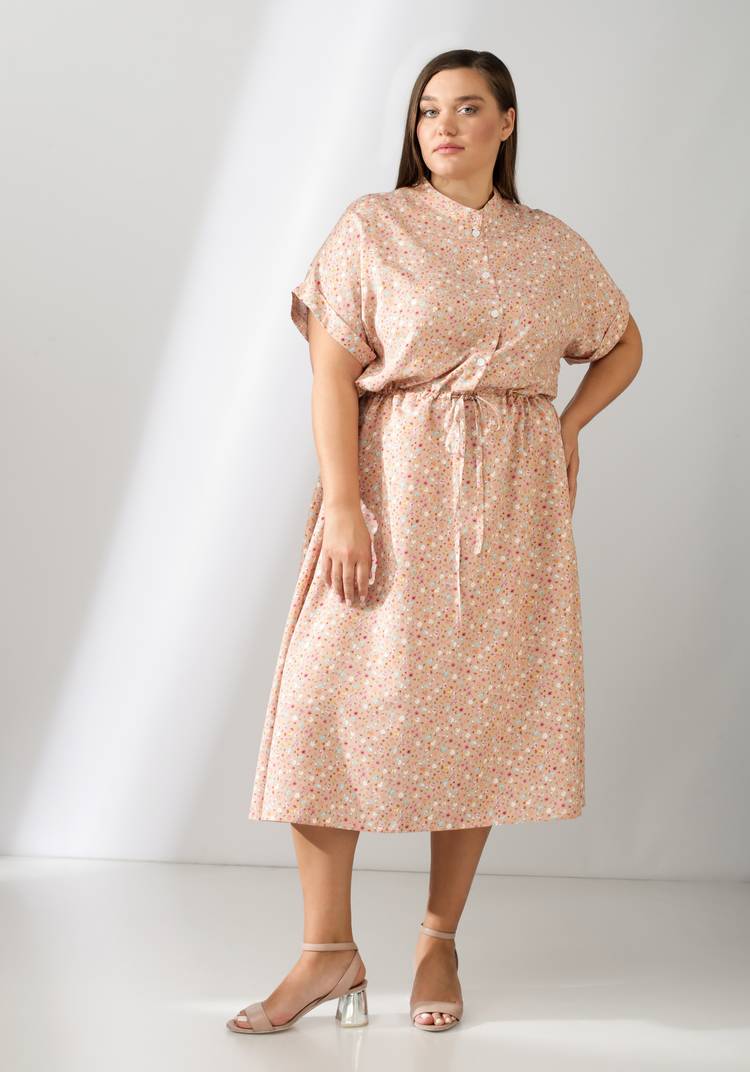 Платье отрезное по  линии талии шир.  750, рис. 10