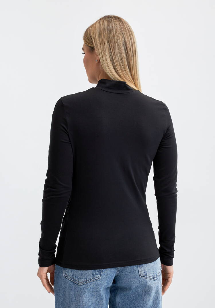 Водолазка со сборкой Хельга шир.  750, рис. 15