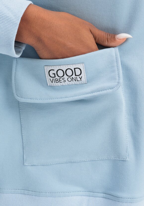 Свитшот свободного кроя с накладным карманом шир.  580, рис. 13