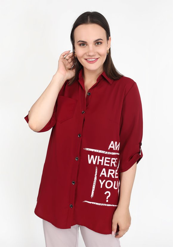 Блуза Любимые слова шир.  580, рис. 16