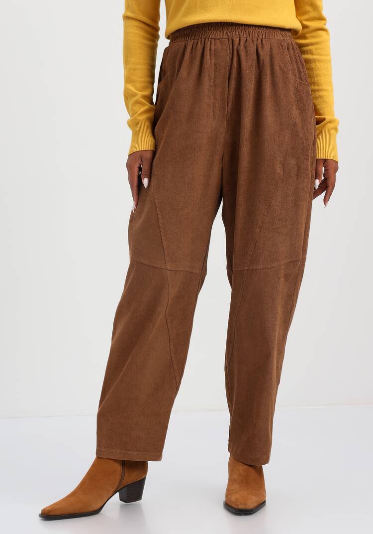 Брюки вельветовые с декоративной отстрочкой шир.  750, рис. 9