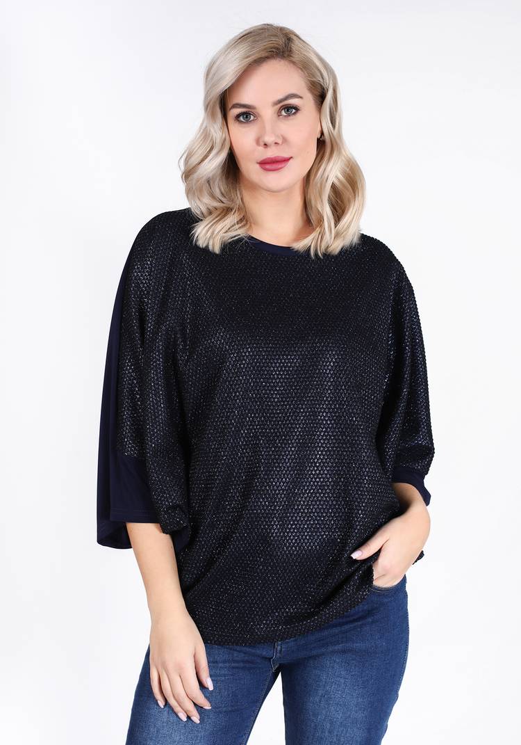 Блуза Блестящая улыбка шир.  750, рис. 5