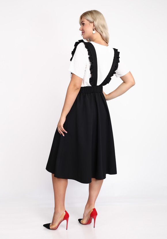 Блуза свободная с вырезом лодочка шир.  580, рис. 13