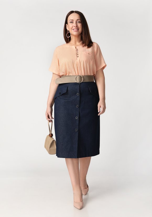 Блуза Легкость движения шир.  580, рис. 8