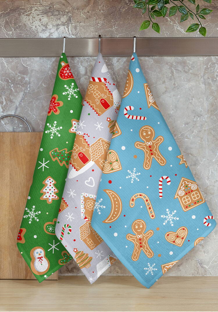 Полотенце Имбирное печенье, 6 шт. шир.  750, рис. 2