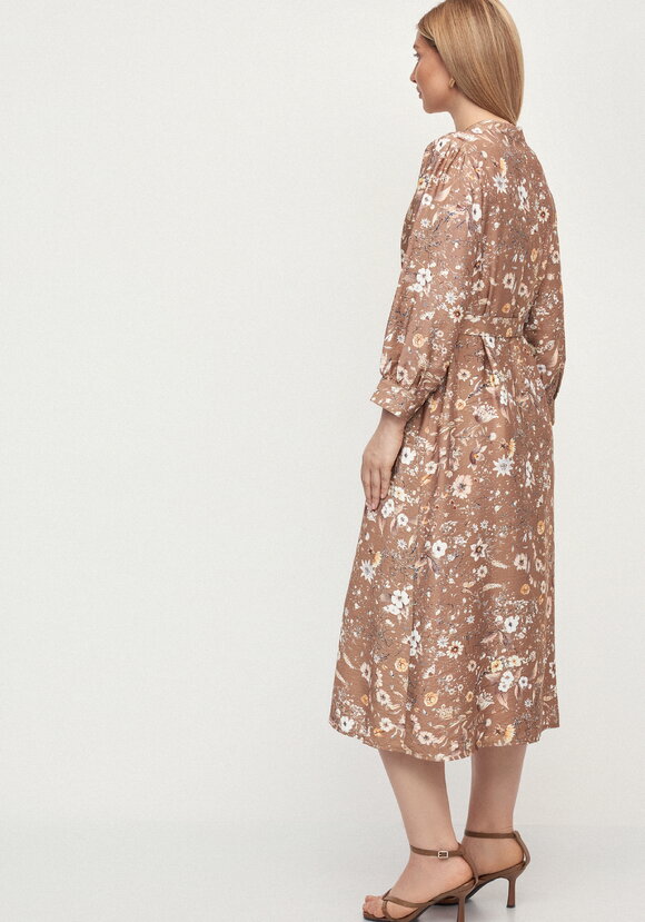 Платье с принтом по рукавам Герда шир.  580, рис. 21