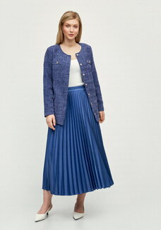 Юбка гофре длиной макси