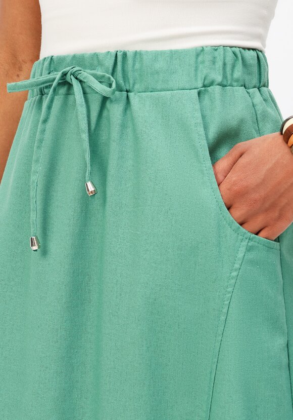 Юбка с эластичной лентой на талии и по низу шир.  580, рис. 5