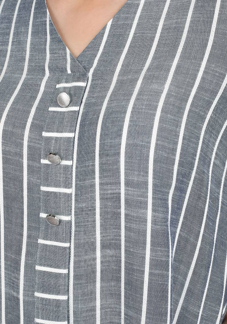 Блуза Вечерняя прогулка шир.  750, рис. 4