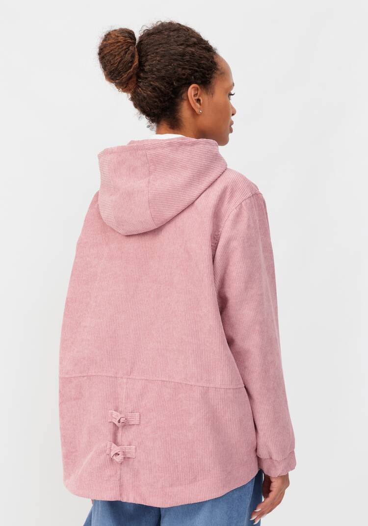 Ветровка из вельвета с капюшоном шир.  750, рис. 37