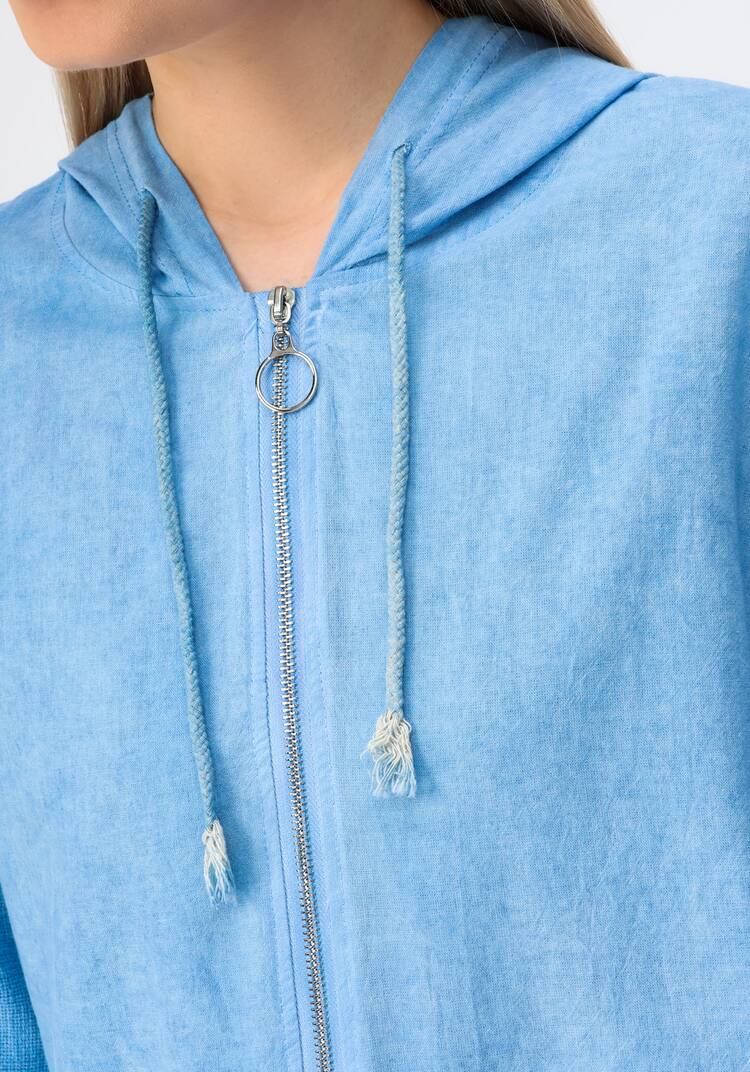 Блуза с капюшоном Милена шир.  750, рис. 5