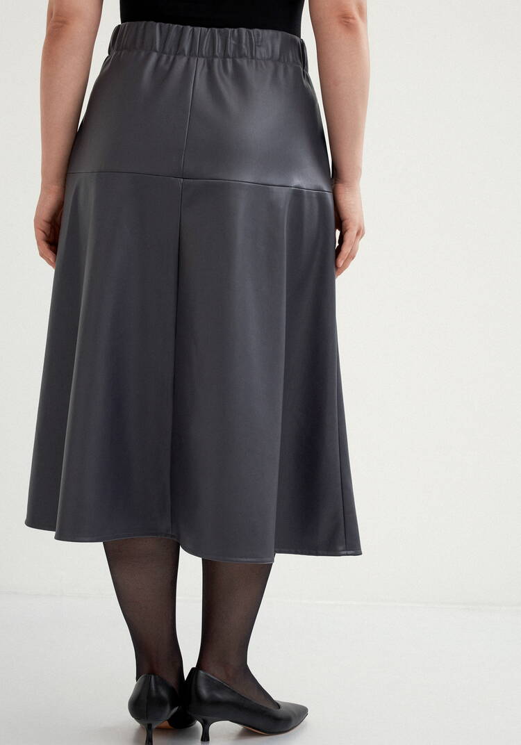 Юбка годе из экокожи шир.  750, рис. 11