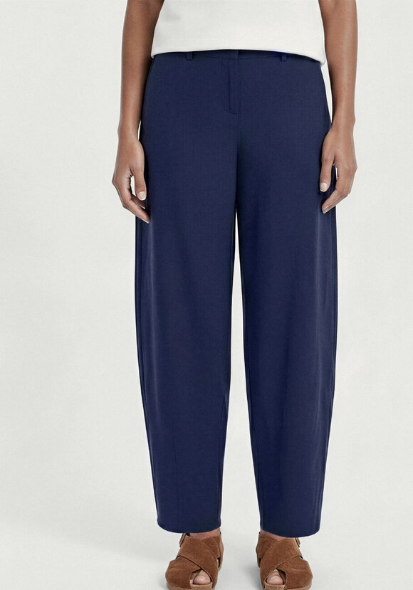 Брюки изо льна с поясом шир.  580, рис. 20