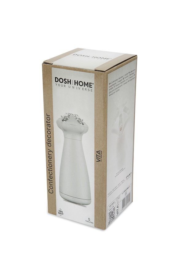 DOSH HOME Декоратор кондитерский, 5 насадок шир.  580, рис. 3