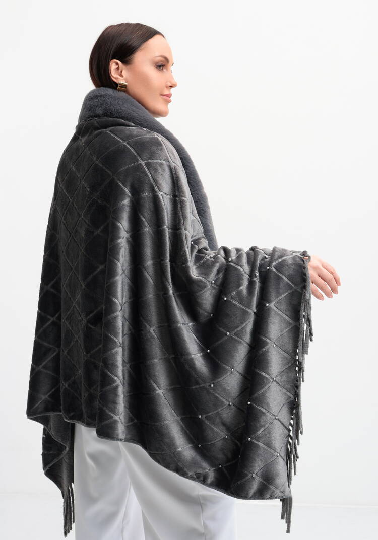 Накидка-палантин с жемчугом и булавкой шир.  750, рис. 13