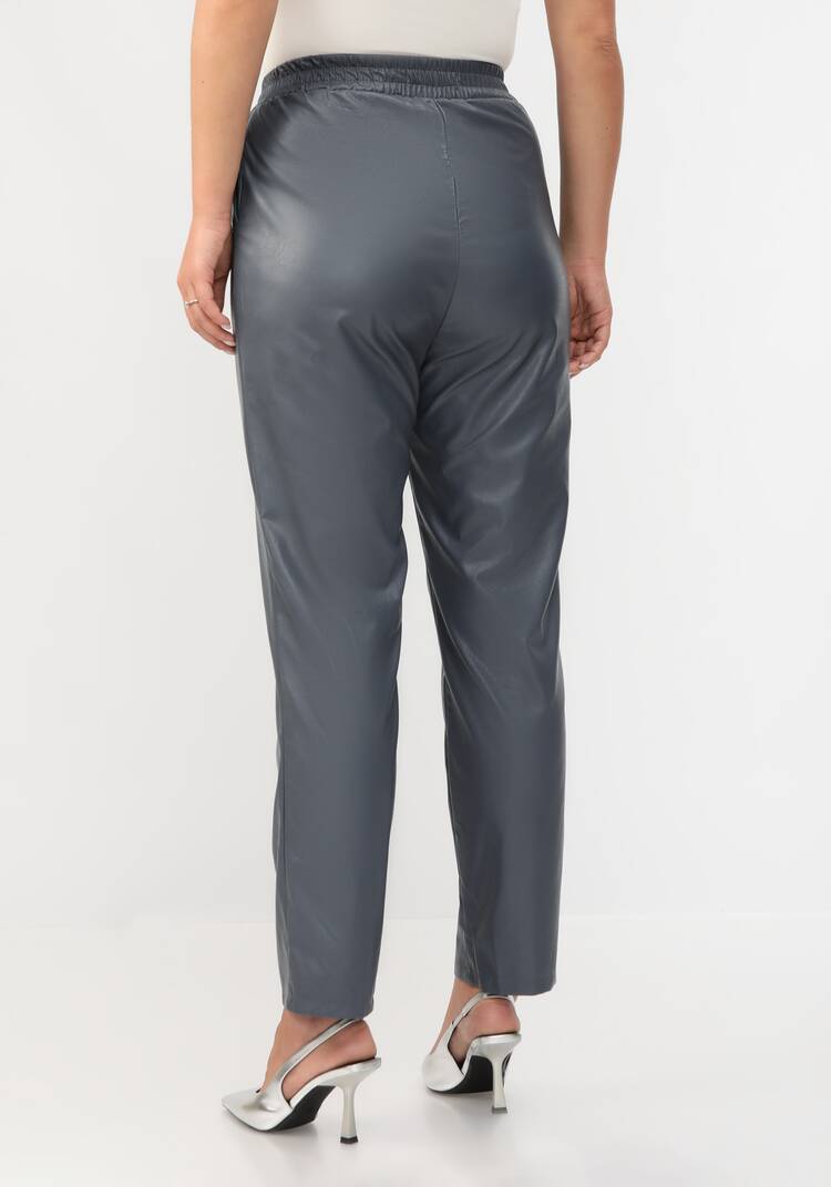 Брюки из экокожи со стрелками шир.  750, рис. 20