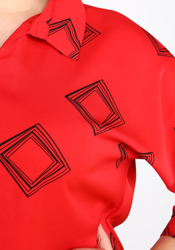 Блуза Обворожительная незнакомка шир.  580, рис. 3