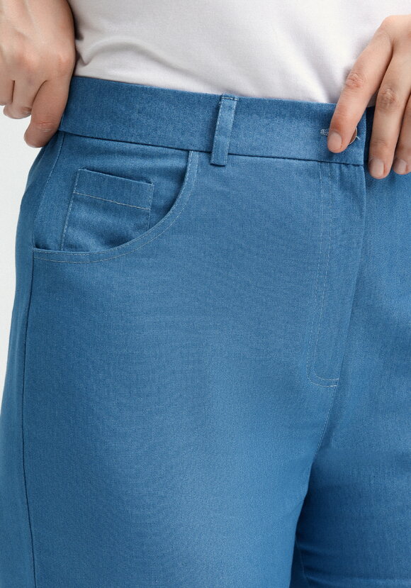 Брюки свободного кроя с поясом на резинке шир.  580, рис. 11