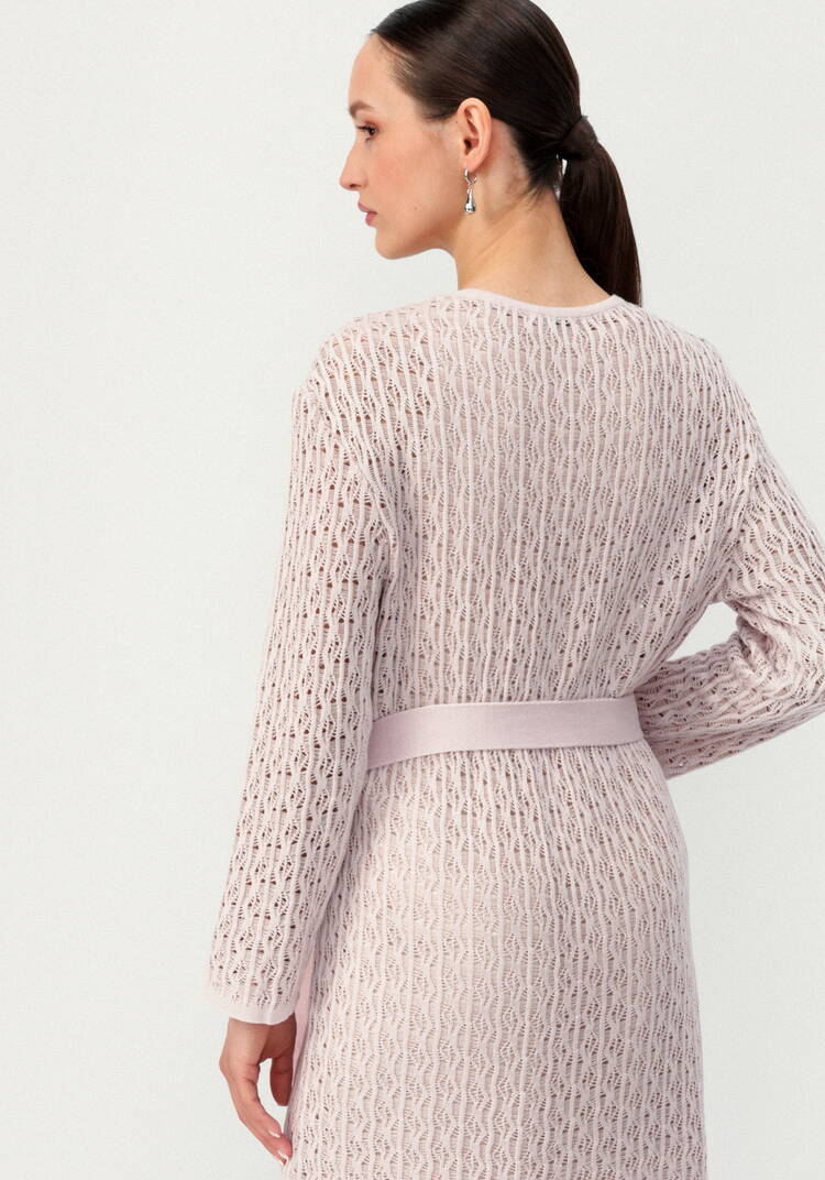 Кардиган ажурной вязки шир.  750, рис. 33