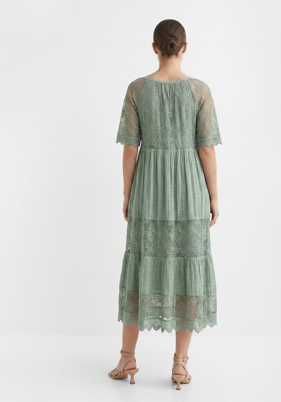Платье с кружевными вставками Кира шир.  580, рис. 9