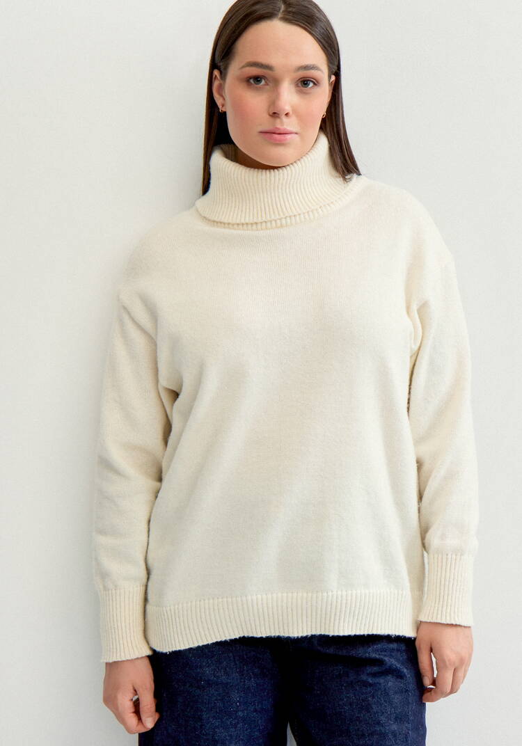 Свитер с объемным воротом шир.  750, рис. 11