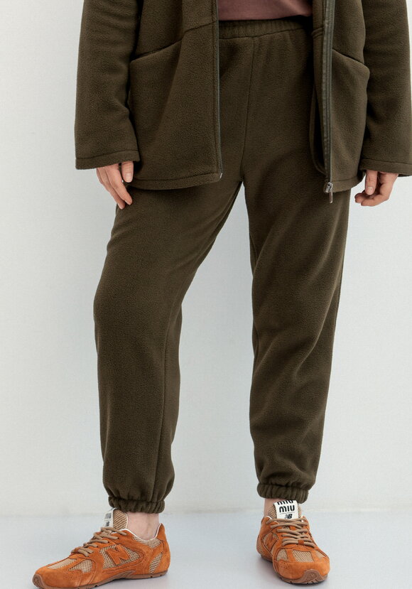 Брюки из флиса на резинке шир.  580, рис. 24