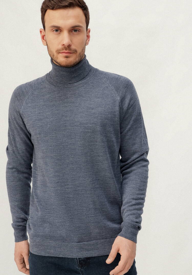 Джемпер вязаный с высокой горловиной шир.  750, рис. 24