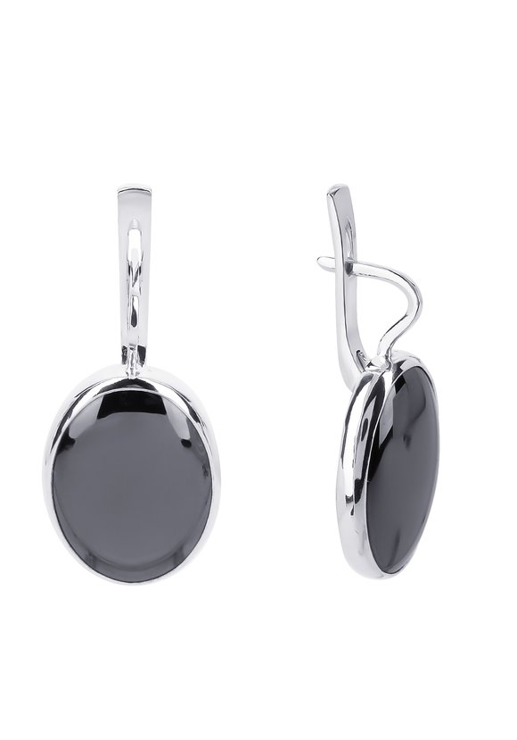 Серьги серебряные Кэйтлин шир.  580, рис. 2