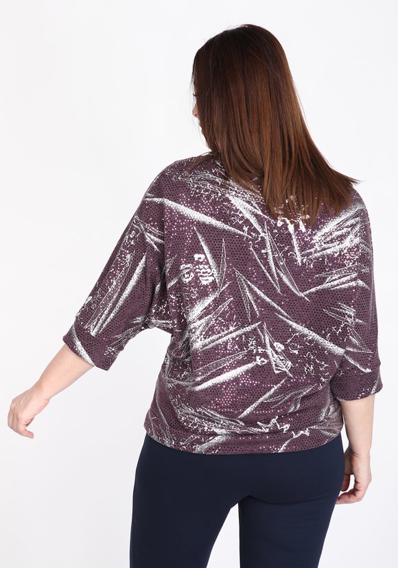 Блуза Драгоценный взгляд шир.  580, рис. 5