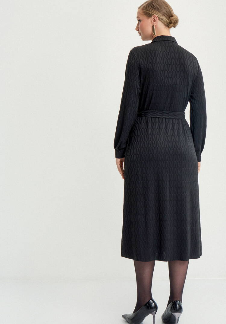 Платье рубашка с принтом шир.  750, рис. 3