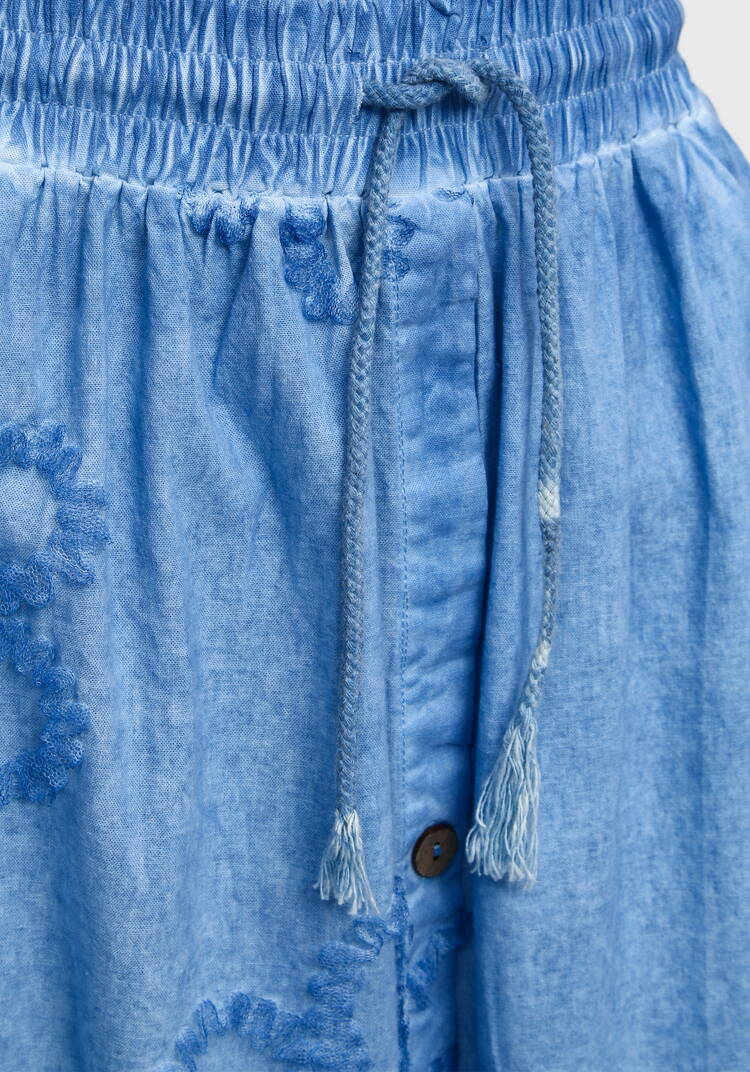 Юбка с объемным узором шир.  750, рис. 12