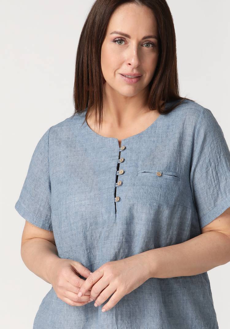 Блуза Легкость движения шир.  750, рис. 3