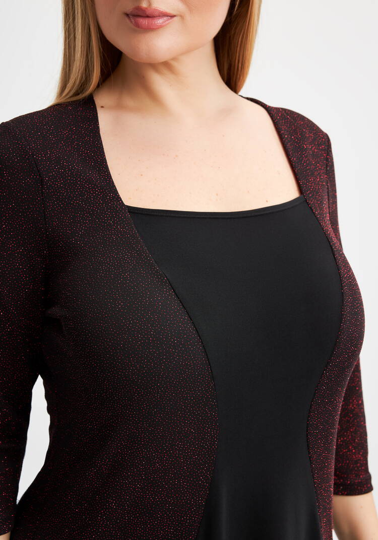 Платье Алина с эффектом костюма шир.  750, рис. 11