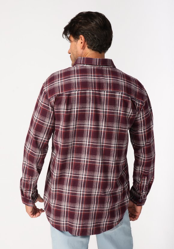 Фланелевая рубашка в клетку Шарль шир.  580, рис. 2