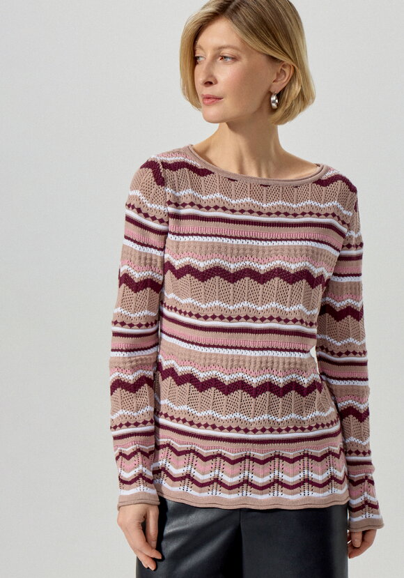 Джемпер с морским орнаментом шир.  580, рис. 18