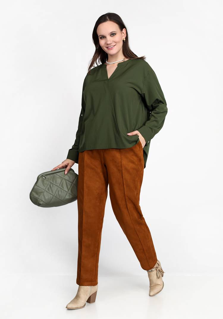 Блуза Приятная палитра шир.  750, рис. 7