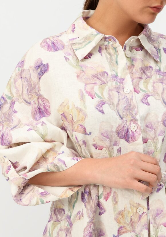 Рубашка удлиненная на поясе шир.  580, рис. 27